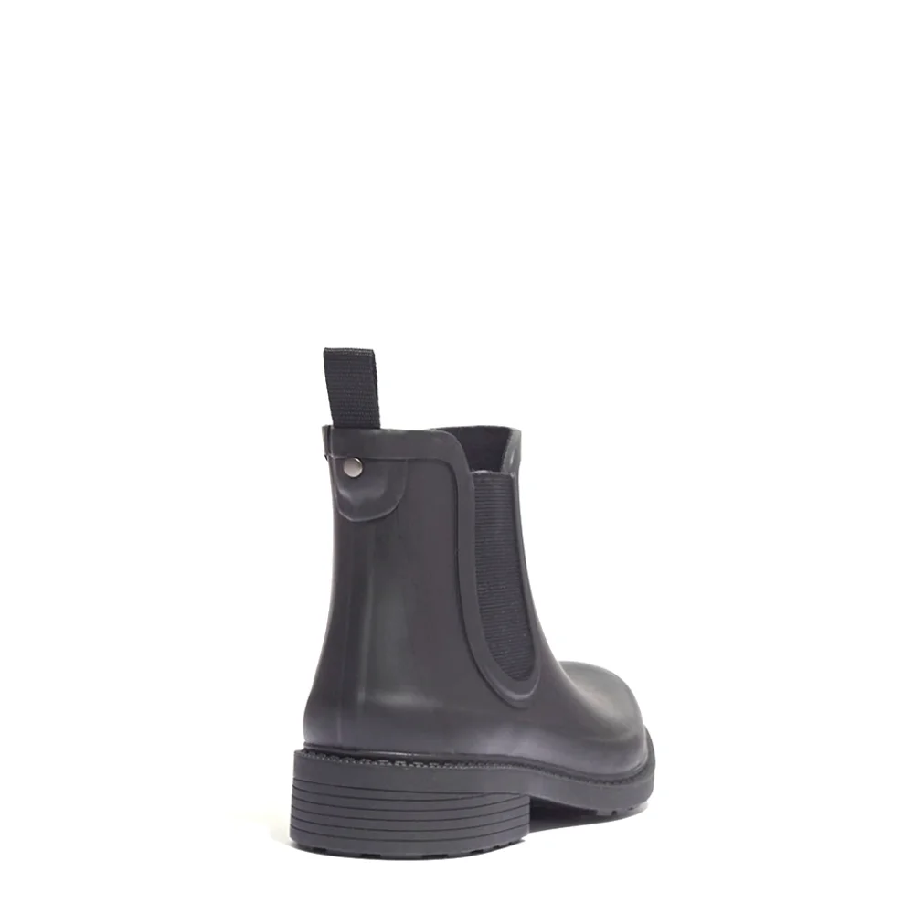 Madewell Black Chelsea Rain Ankle Boots